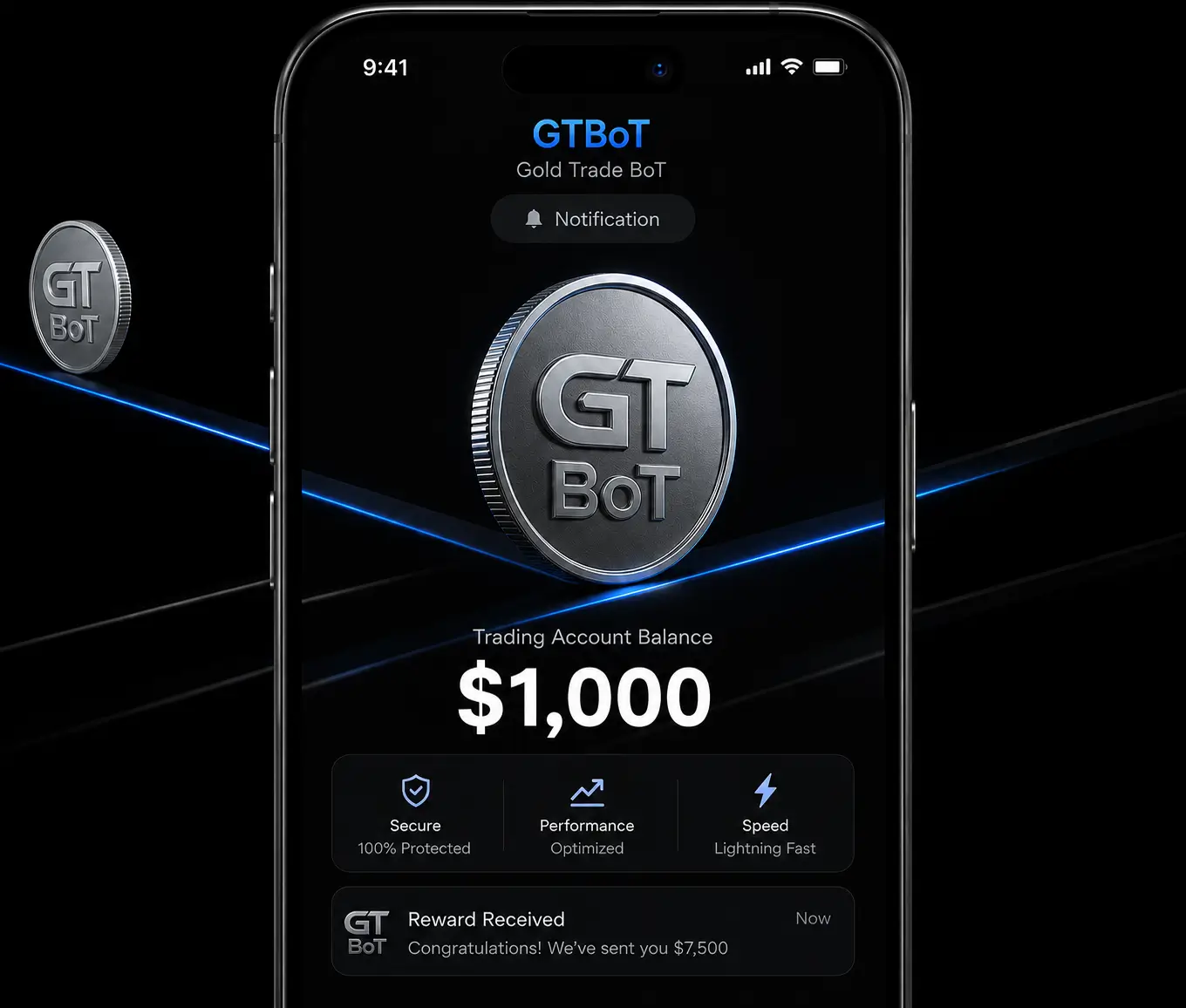 GTBoT Mobile App Interface